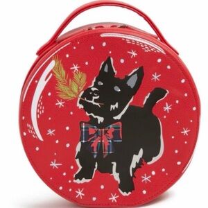 Red Scottie Dog Round Handle Bag
